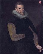 Cornelis Ketel Portrait of Jacob Cornelisz Banjaert oil